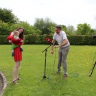 Sigrid coaching Yarne for his big interview